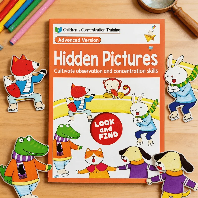 Find The Same Item Game, Interactive Activity Book, Fun Item Search Game, Children's Fun Find A Game Book, Find Hidden Items