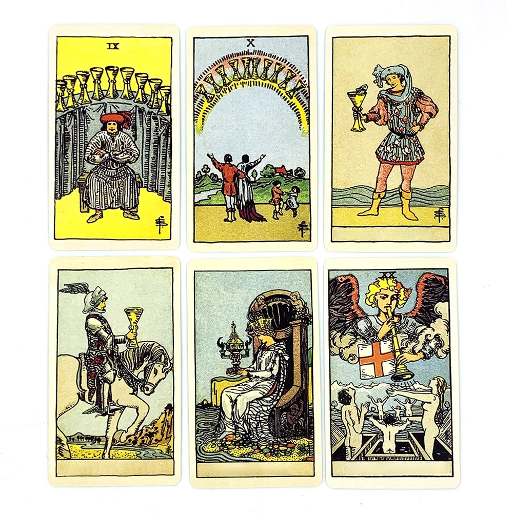 الأكثر مبيعا بطاقات التارو 78 قطعة بطاقات سطح السفينة مصير الكهانة العرافة حفلة مجلس لعبة ، هدايا الهالوين وعيد الميلاد #4