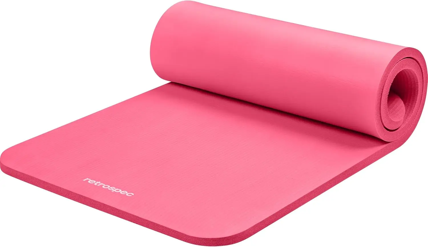 

Yoga Mat 1" Thick with Nylon Strap, Non Slip Exercise Mat for Home Yoga Pilates Stretching & Fitness Workouts
