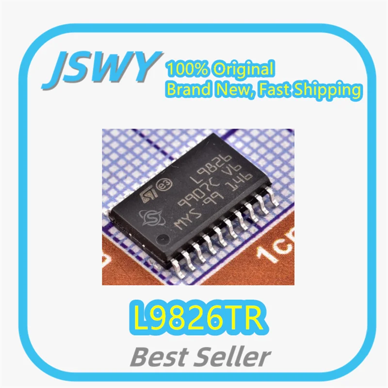 

(5/50 pieces) L9826TR L9826 SOP-20 Computer Board Fan Control Driver Chip Genuine Original Product