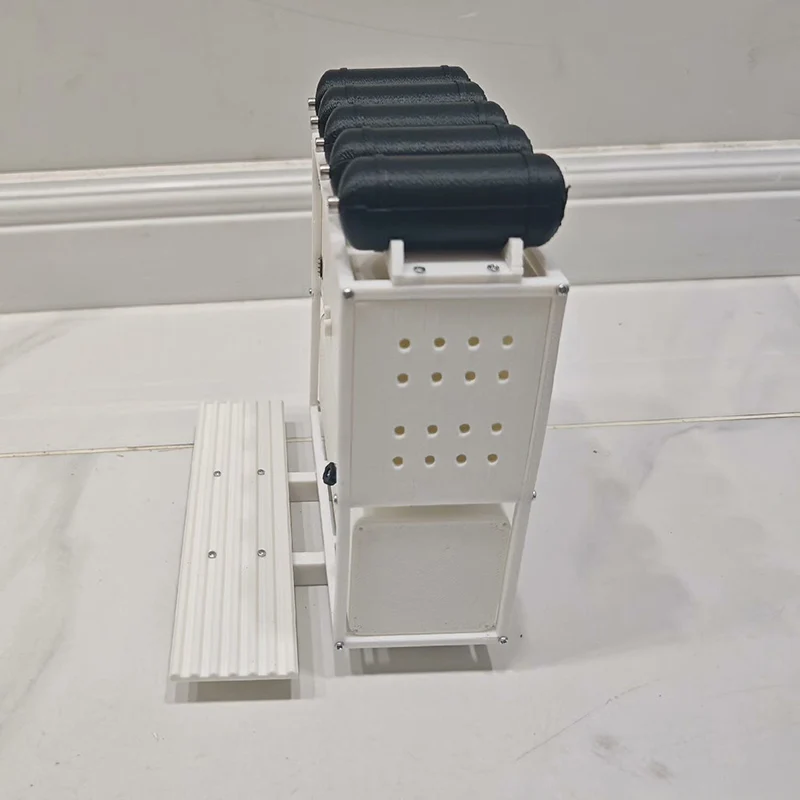 헤비 드래그 장비 랙 헤비 듀티 트럭 모델 장비 랙 도어 1/14 Tamiya RC 트럭 트레일러 티퍼 업그레이드 부품용 열림