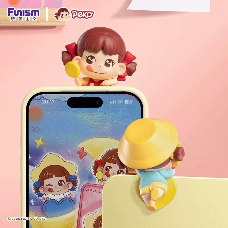 Funism Genuine Fujiya Peko Dream Adventure Lying Figurine Blind Box Fujiya Merchandise Car Ornament Mini Bean Collectible Toys