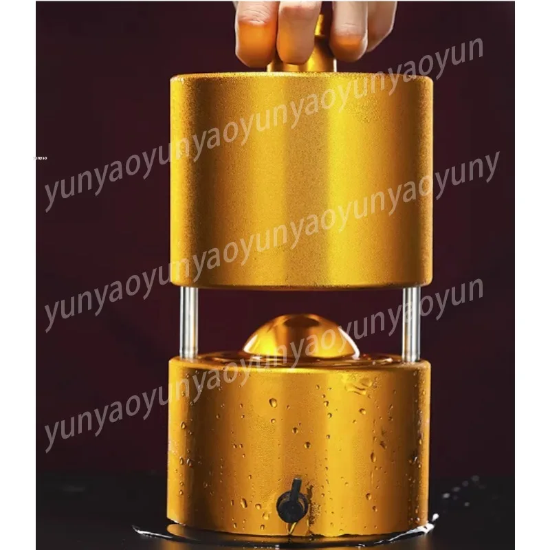 Sphere Ice Press Ice Ball Maker Mold Silicone Ice Tray Professional Bar Accessory for Bartender Home Party Drinks Cooling Making