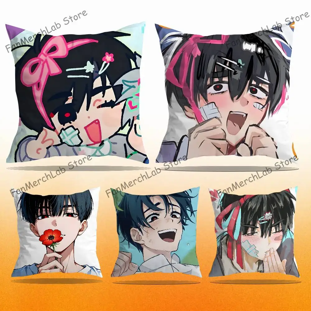 

A-Alien Stage Ivan Pillow Case Plush Fabric Soft Pillowcase Double Sided Print Sofa Cushion Cover Throw