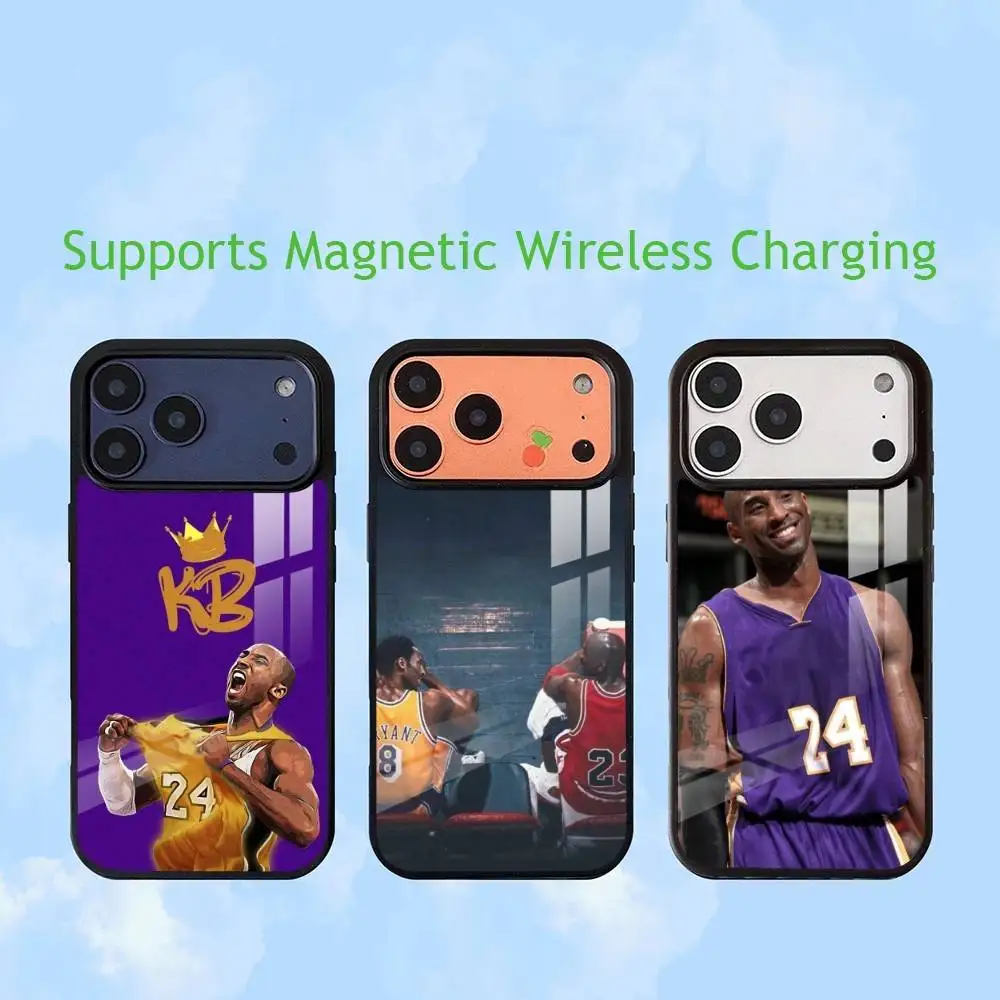 Basketball Fan K-Kobe B-Bryant  Phone Case For iPhone17,16,15,14,13,12,11 Plus,Pro Supports Magnetic Wireless Charging