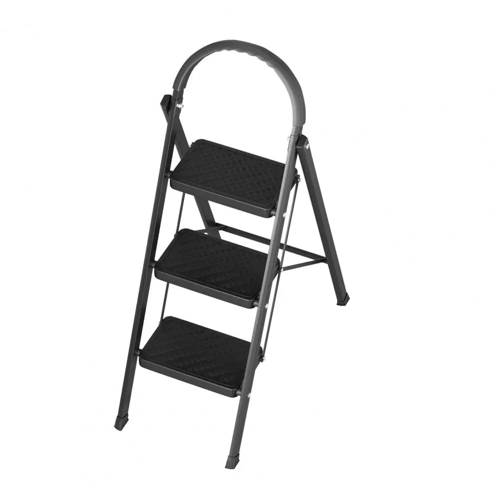 Step Ladder, 3 Step Ladder Folding Step Stool, Multi-Purpose Collapsible Ladder for Home or RV