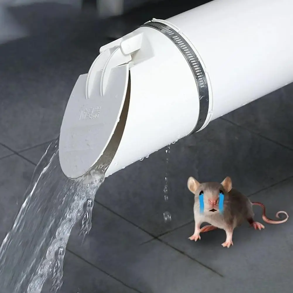 

Drainage Pipe Floor Drains 50-160mm White Rain Pipe Insect-proof Roof Accessory Cover Odor Anti Balcony Bathroom Cap Outdoo R4E5