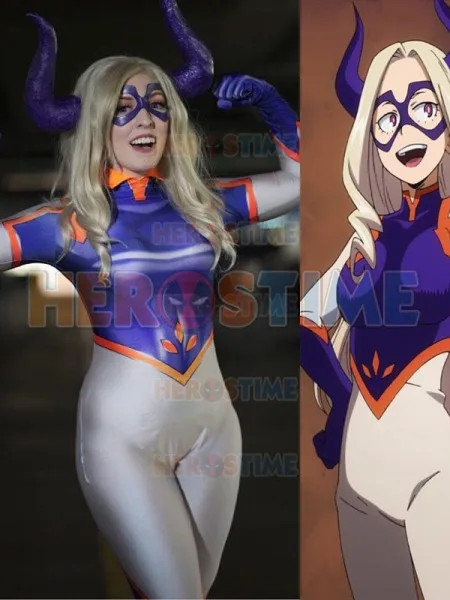 Halloween Anime My hero academia Mt. Lady Spandex Cosplay Costumes Boku no Hero Academia MT Mount Lady Jumpsuit Bnha Party Suit