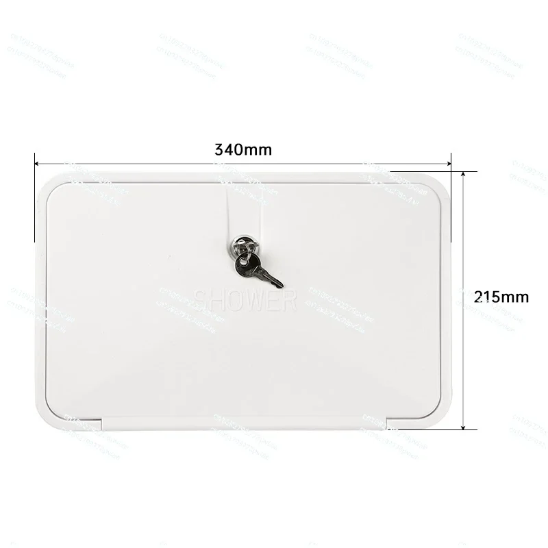

RV outdoor shower, external shower box, hot and cold switch, pull-out shower, RV external accessories change