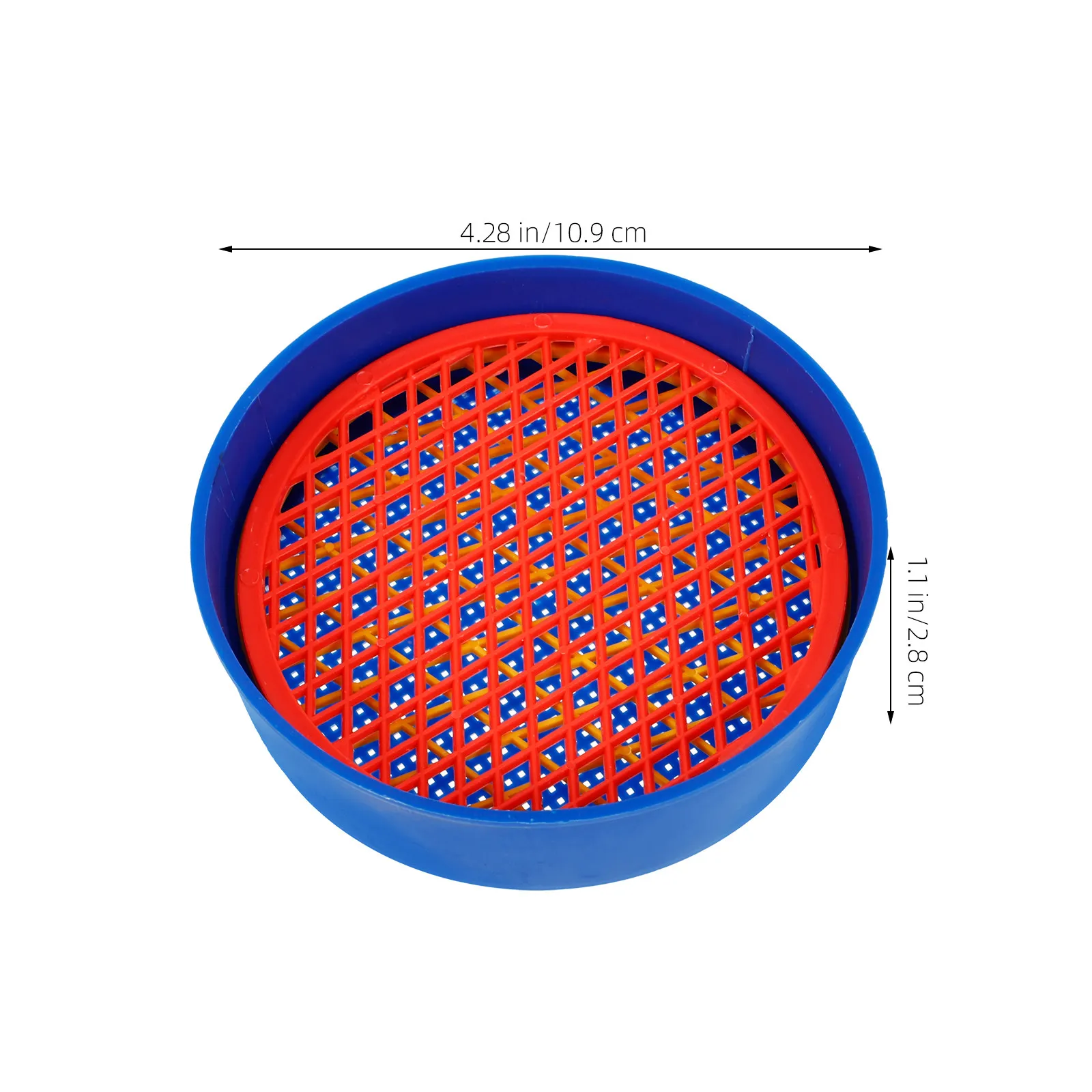 1Set Wear Resistant Plastic Sifting Sieve for Garden Soil Screening Fast Easy Cleaning Sifting Tool for Rocks Debris and Fine