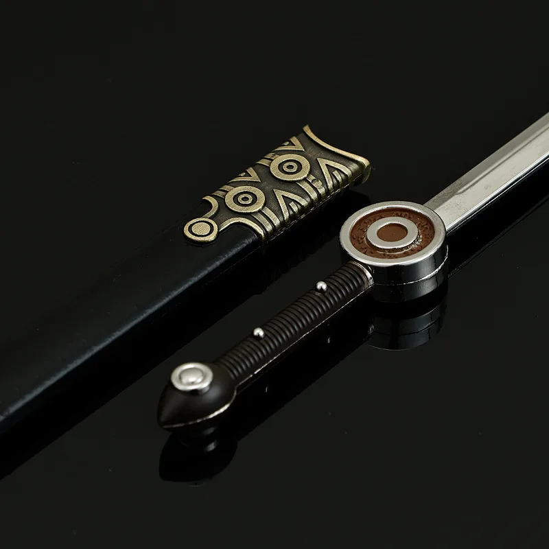 22 سنتيمتر جديد السينما والتلفزيون الشكل محيط معدني لعبة مجسمة السيف سطح المكتب الديكور الحلي هدايا عيد الميلاد اللعب #6