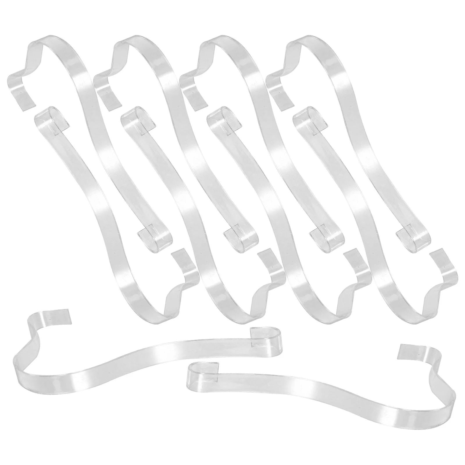 

10pcs Transparent Acrylic Shoe Stands For Sandals Sneakers Display Support Rack Stackable Shoe Organizer Holder Display Stand