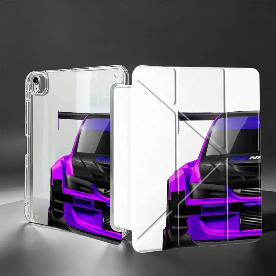 Japan JDM Super Sports Car With Pen Slot Cover Tablet Case For Samsung Galaxy Tab A11 S7 FE A8 S9 Plus A9 Plus S8 S10 Lite