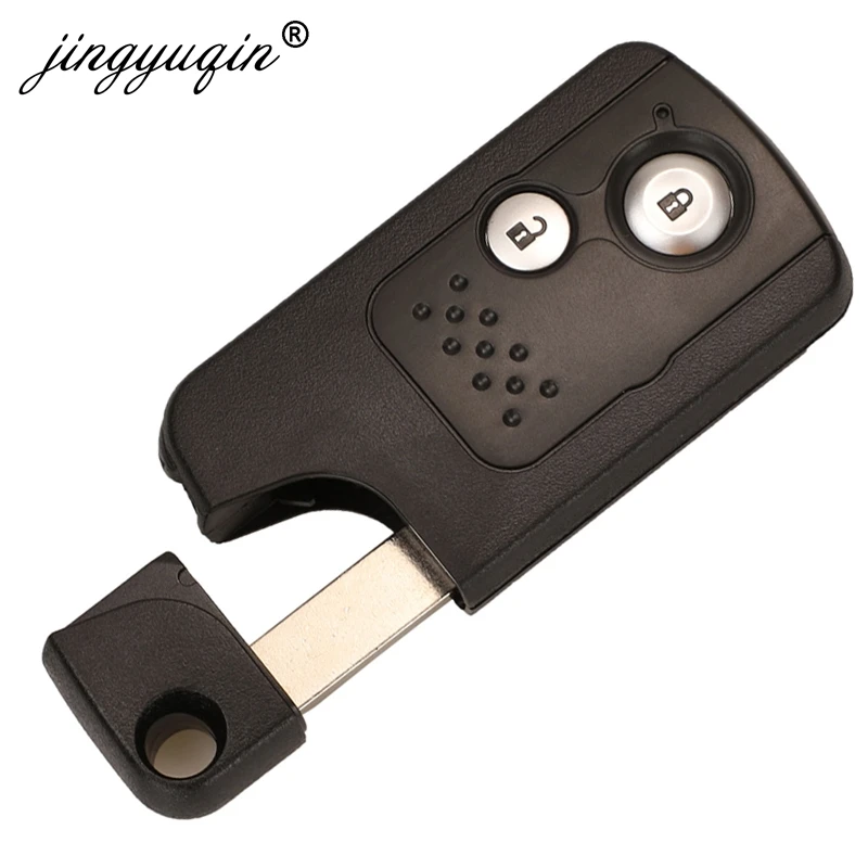 jingyuqin 2 Buttons Full Smart Remote KeylessGo Fob 313.8MHZ With ID46 pcf7953 Chip For Honda CRV Car Key