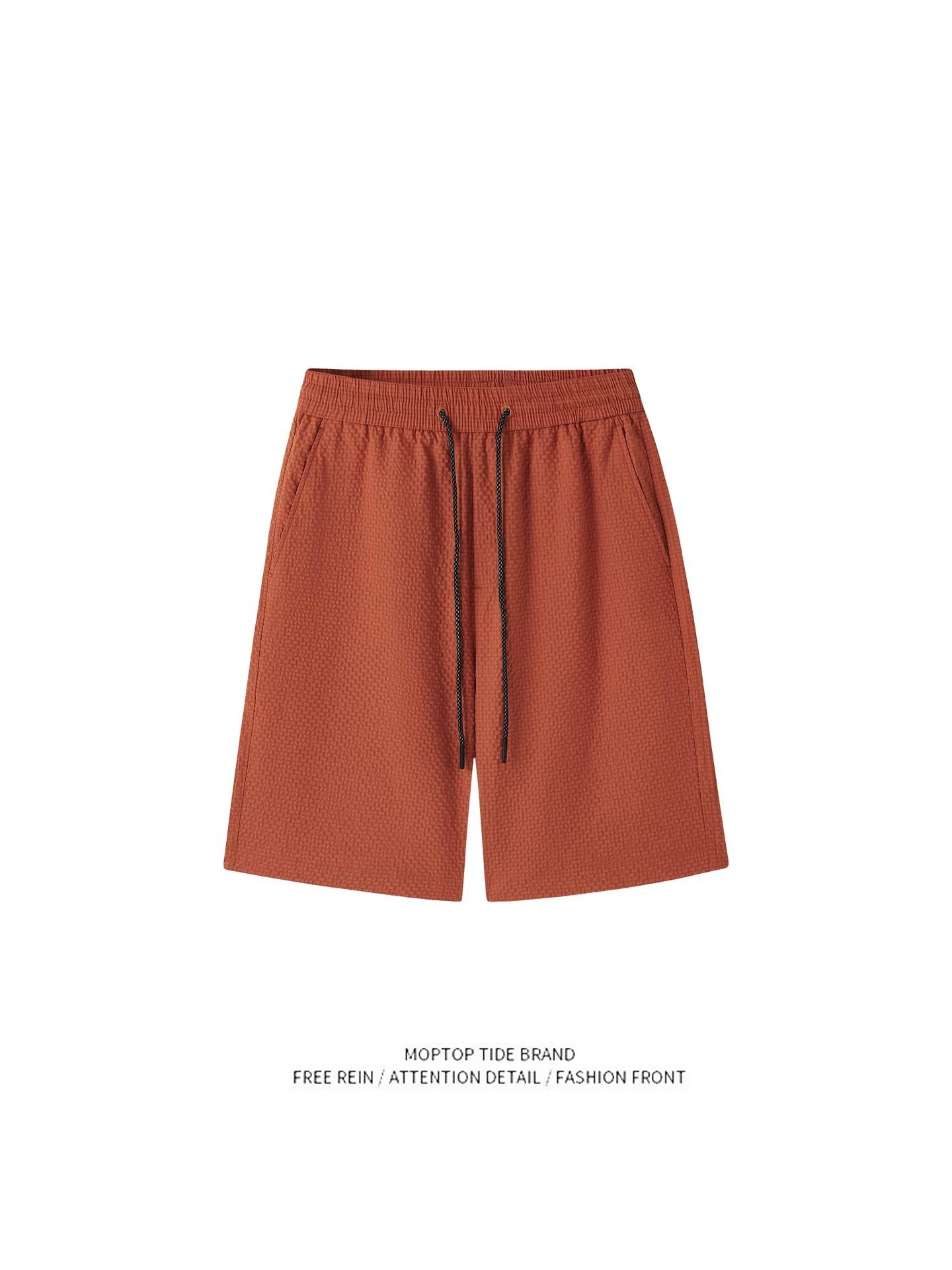 

Mr. WH Bubble Silk Ice Silk orts Мужские летние тонкие Qui Dry Повседневные спортивные пятиточечные пляжные ноги Свободный крой Прямые ноги Полиэстер