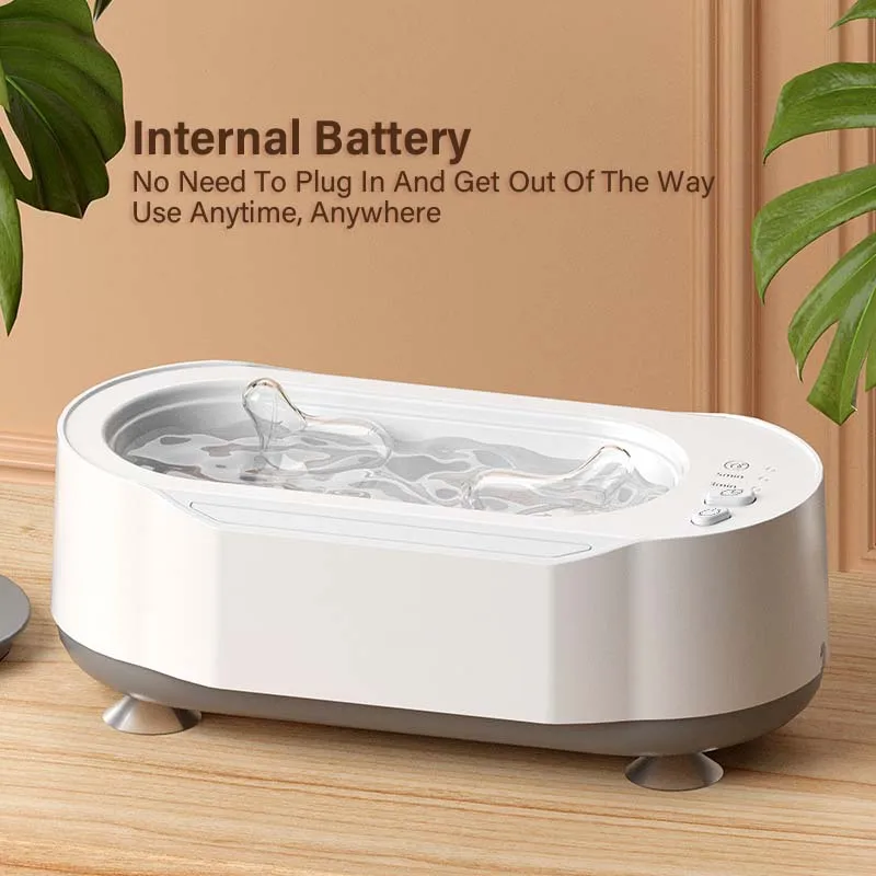 XIAOMI Ultrasonic Cleaner Portable High Frequency Vibration USB Rechargeable Multifunctional Cleaning Equipments 45kHz Household