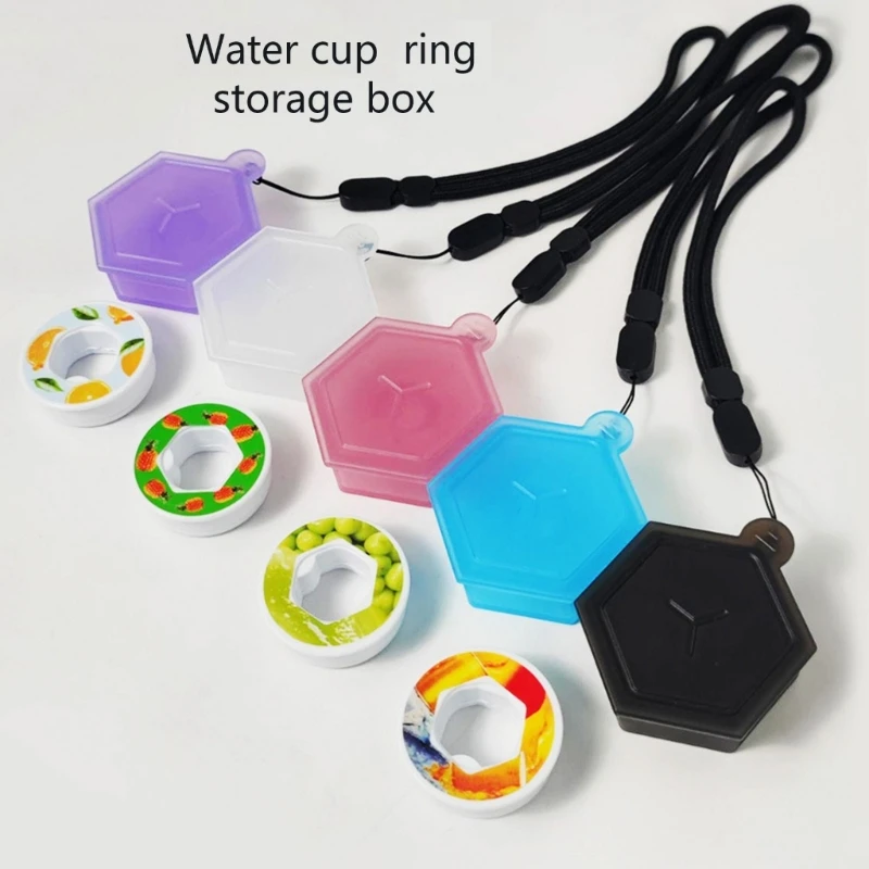 

Fruit Scent Pods Storage Box with Hanging Rope Protective Scented Pods Case for Airs Up Fragrances Pods Easy to Use