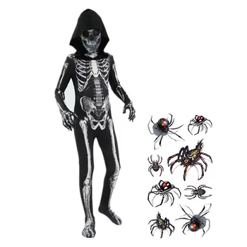 Disfraz Máscara De Grim Reaper Halloween Cosplay Terror Niño | Meses