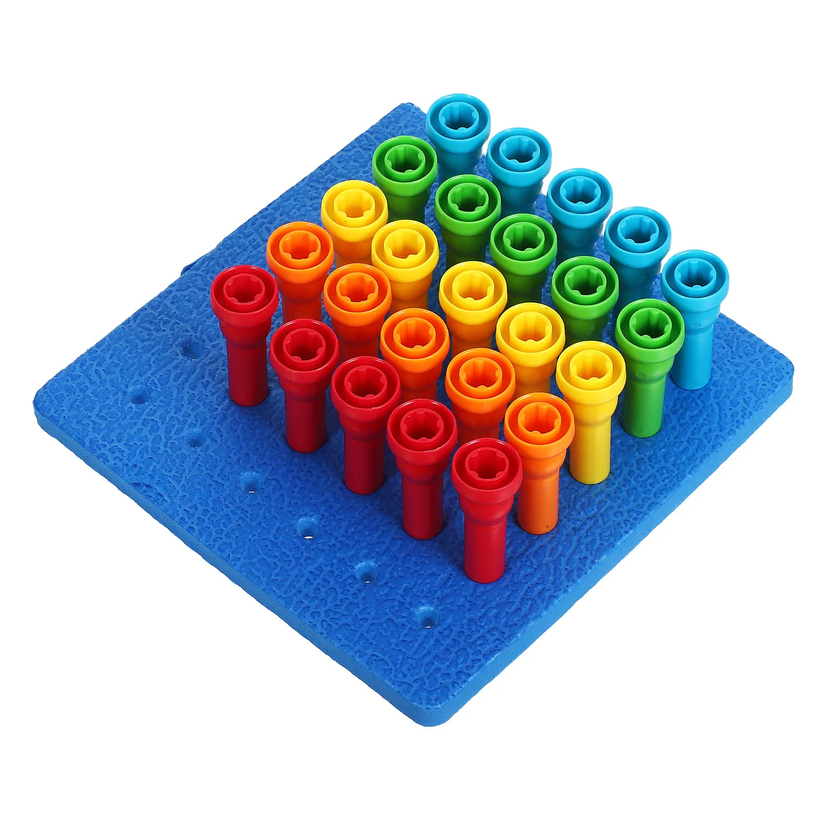 

Набор из 1 доски-головоломки с грибочками для малышей: раннее развитие, сортировка по цветам, счет, развитие мелкой моторики