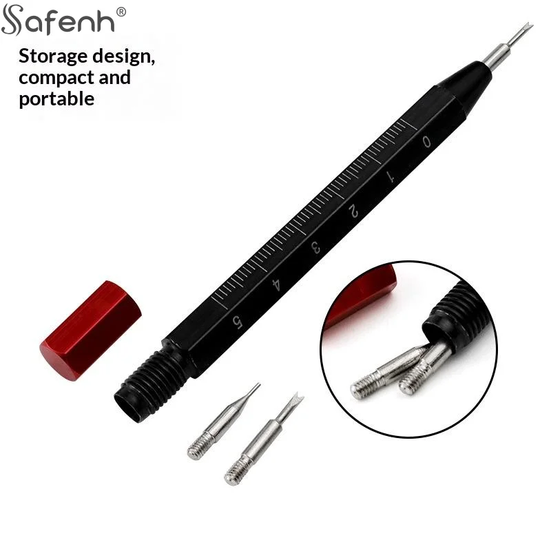 1PCWatch Repair Tool Spring Bar Watch Repair Tool With Aluminum Handle Clear Scale High Precision Tip For Watch Band Replacement