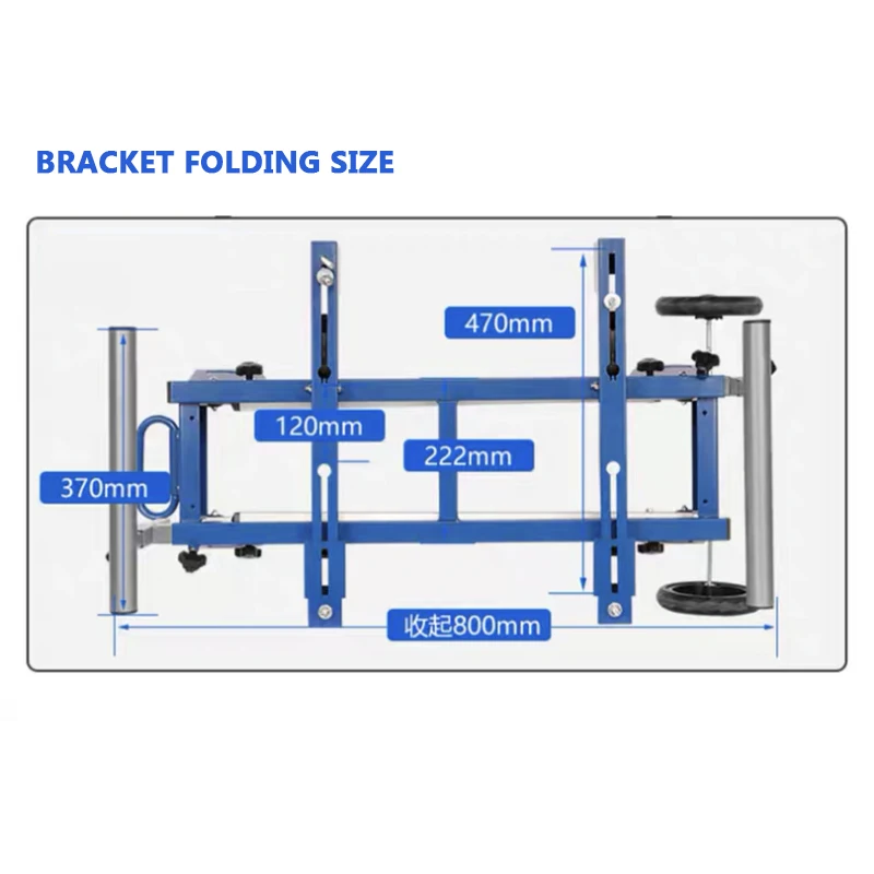 Imagem -03 - Multifuncional Miter Saw Stand Suporte de Máquina de Corte Bancada de Madeira Suporte Portátil Móvel Dobrável