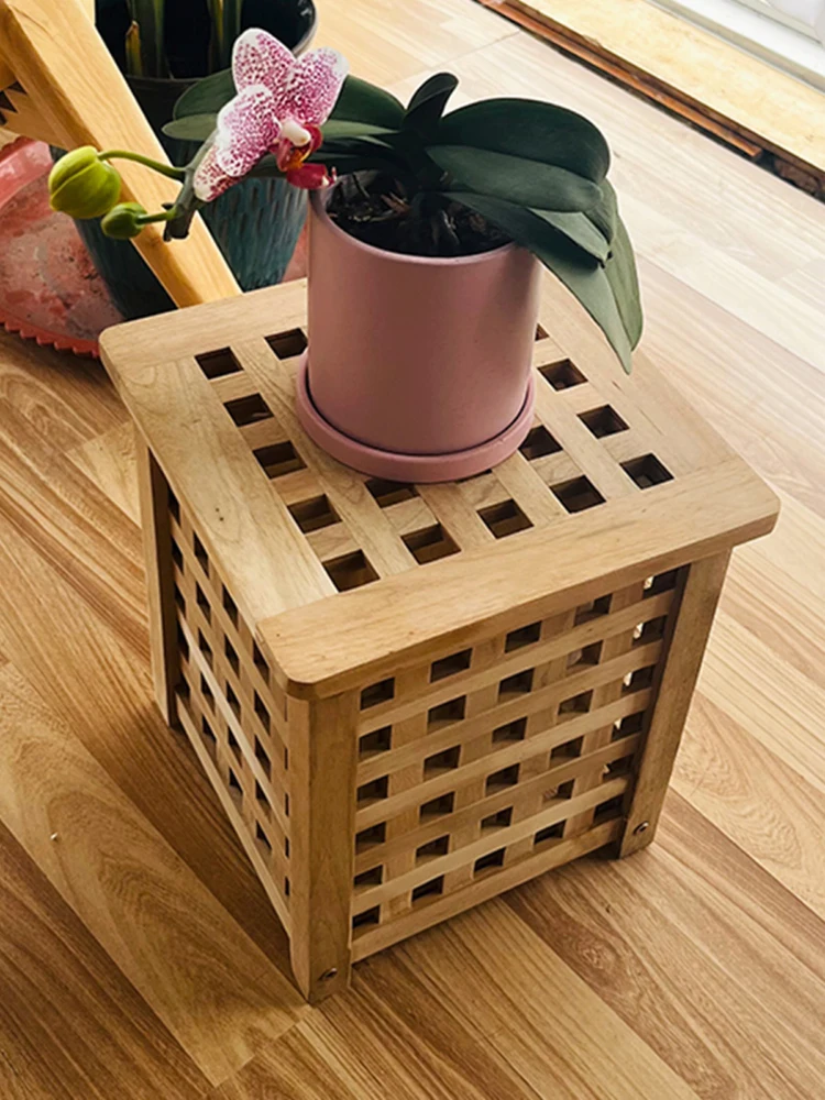 Modern Simplicity Assemble The Low Stool Household Wooden Square Sstools Multi Functional Furniture Storage Tabouret