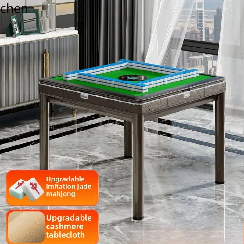 Bass Mahjong Machine Automatic Dining Table Dual-purpose Mahjong Table Light Luxury Simple Wind Roller Coaster