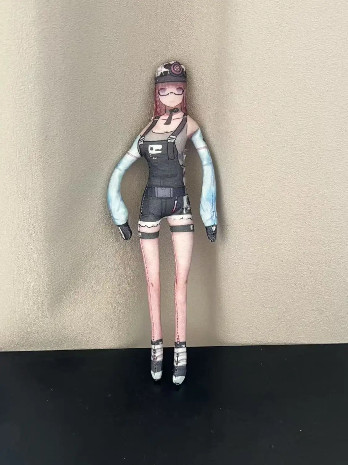 Boneca torcible de fio de 28cm, punição: corvo cinza luna cosplay pés de desenho animado maumet fantoche tem esqueleto de fio de ferro presente otaku