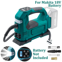 Portable Cordless Tire Inflator For Makita 18V Battery Electric Air Pump Handheld Air Compressor For Car Bicycle Tires Ball