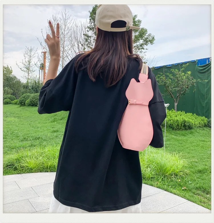 Fun Cartoon Cat Style Purses and Handbags for Women Novelty Handbag Girls Shoulder Crossbody Casual Female Clutch Designer Bag