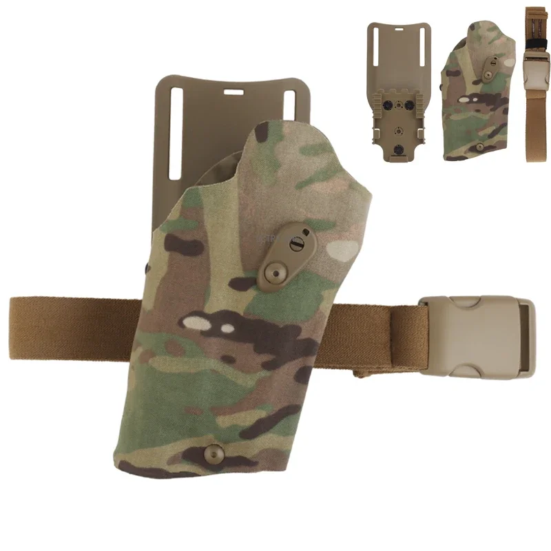 Étui pour odorDulgun Airsoft QLS, holster de taille, adaptateur à montage rapide, pour tir et chasse