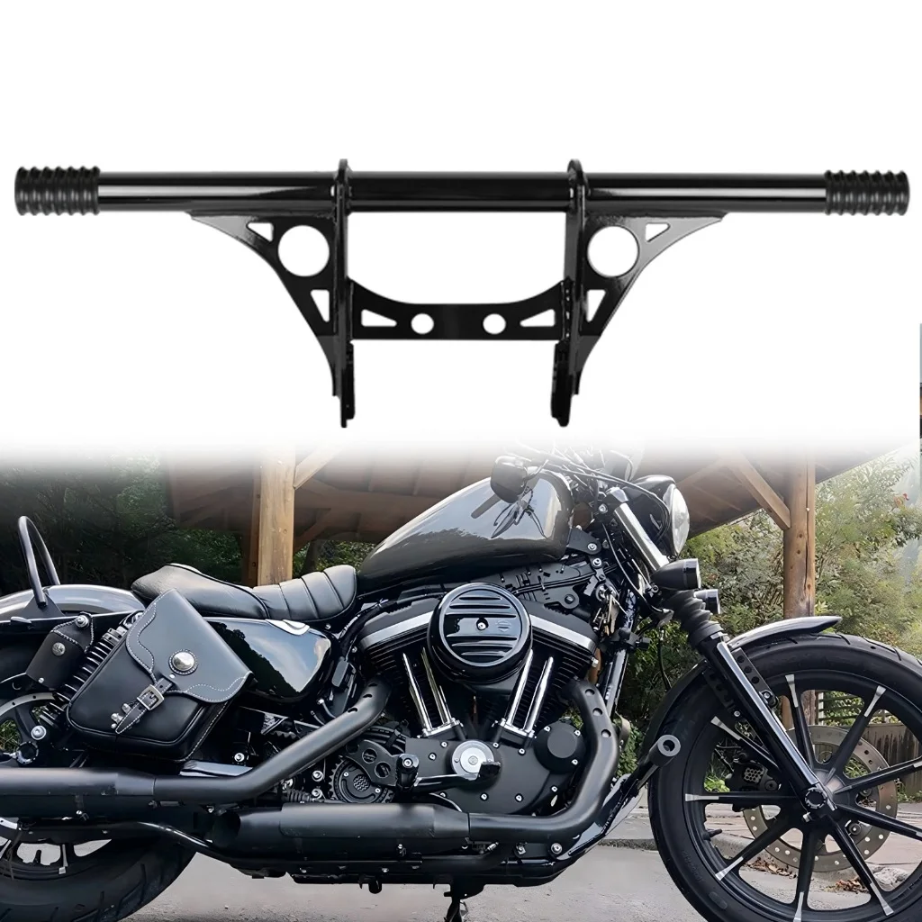protezione-motore-moto-barra-anticaduta-paraurti-anteriore-pedane-poggiapiedi-per-harley-davidson-sportster-xl883-xl1200-modelli-72-2004-2025
