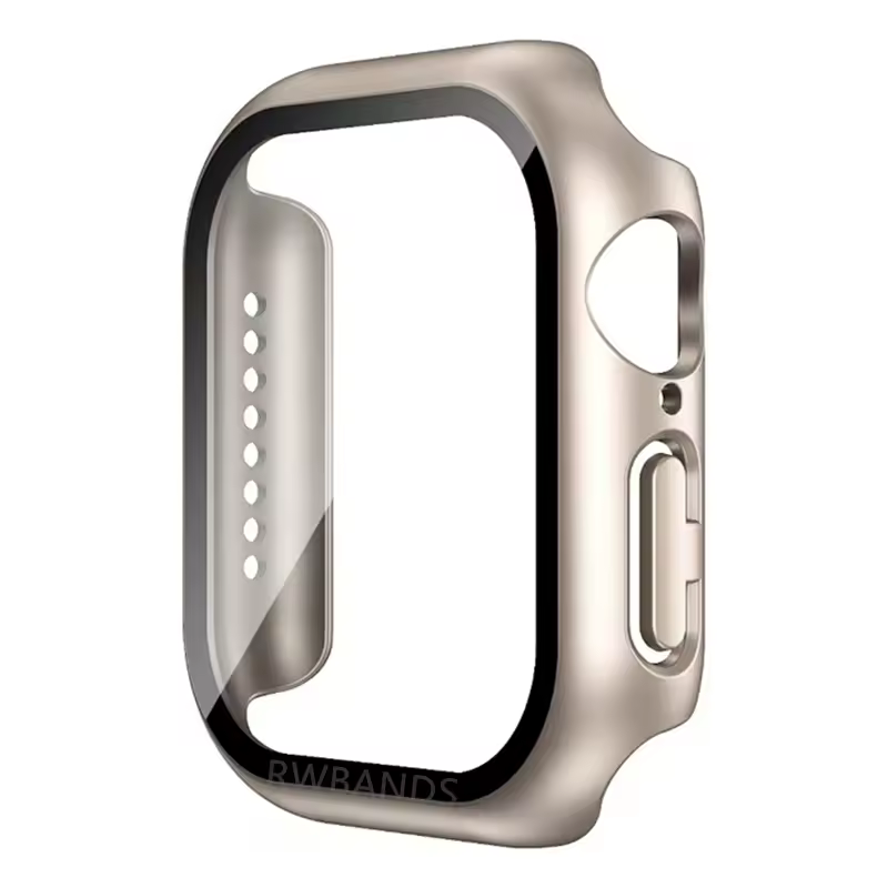 Glass+Cover For Apple Watch case 9 8 7 6 SE 5 iWatch Accessorie Screen Protector Apple watch serie 44mm 40mm 41mm 45mm 42mm 38mm - Image 34