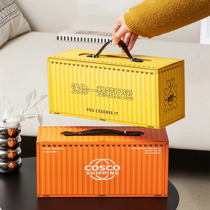

Creative Portable Container Gift Box Party Gift Box Baking Suitcase Festival Gift Packaging Party Supplies