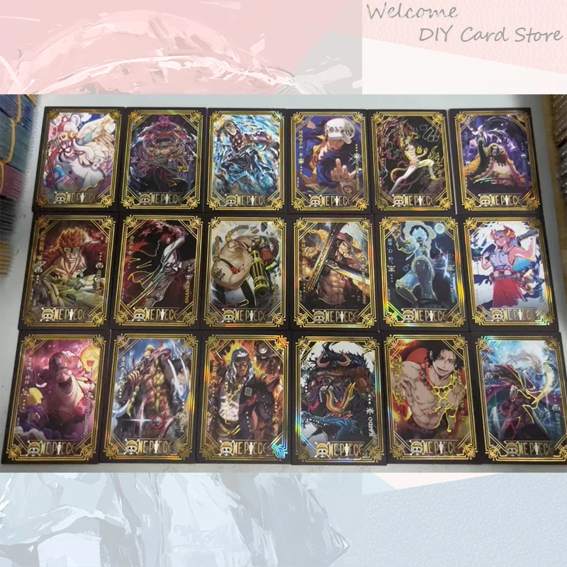 Anime ONE PIECE PE NLO SLX Oil Painting Card Yamato Vinsmoke Reiju Boa Hancock Shirahoshi  Nefertari D Vivi Collectible Cards