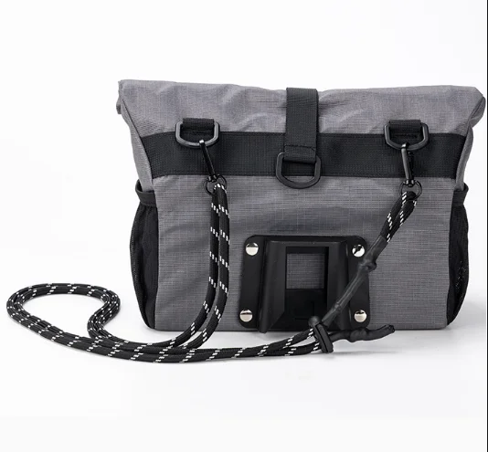 Fahrrad-Lenkertasche, 5 l-7 l, Fahrradtasche mit Schweinenase, passend für Brompton Dahon Faltrad, multifunktionale wasserdichte Tasche – Detail 5