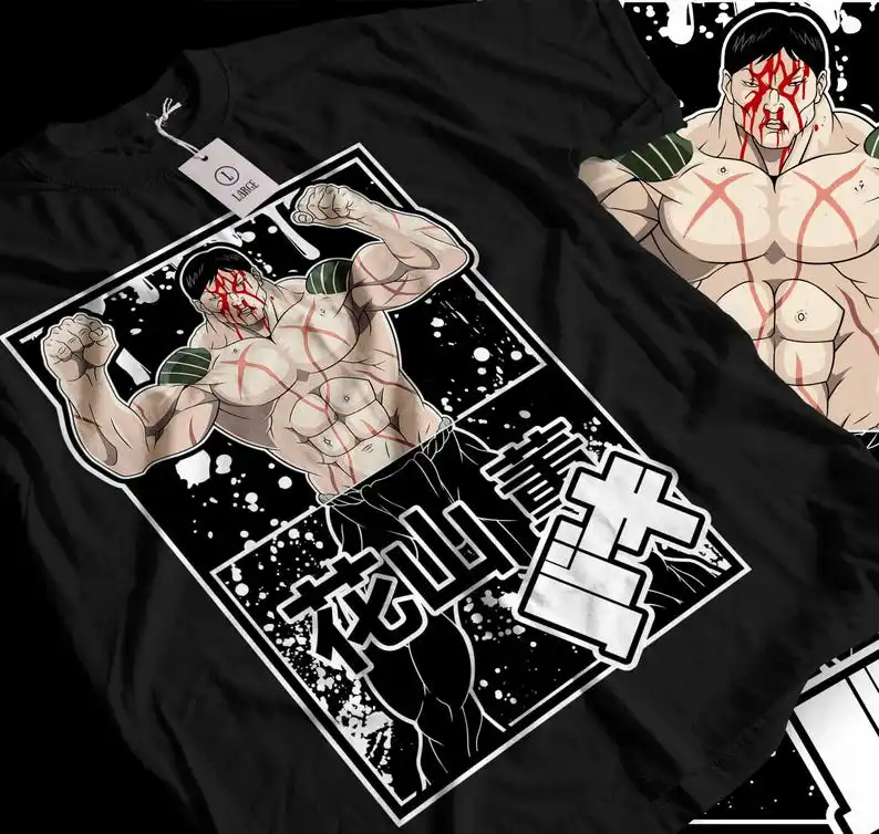 JACK HANMA Shirt, Baki Hanma Series Anime T-Shirt,