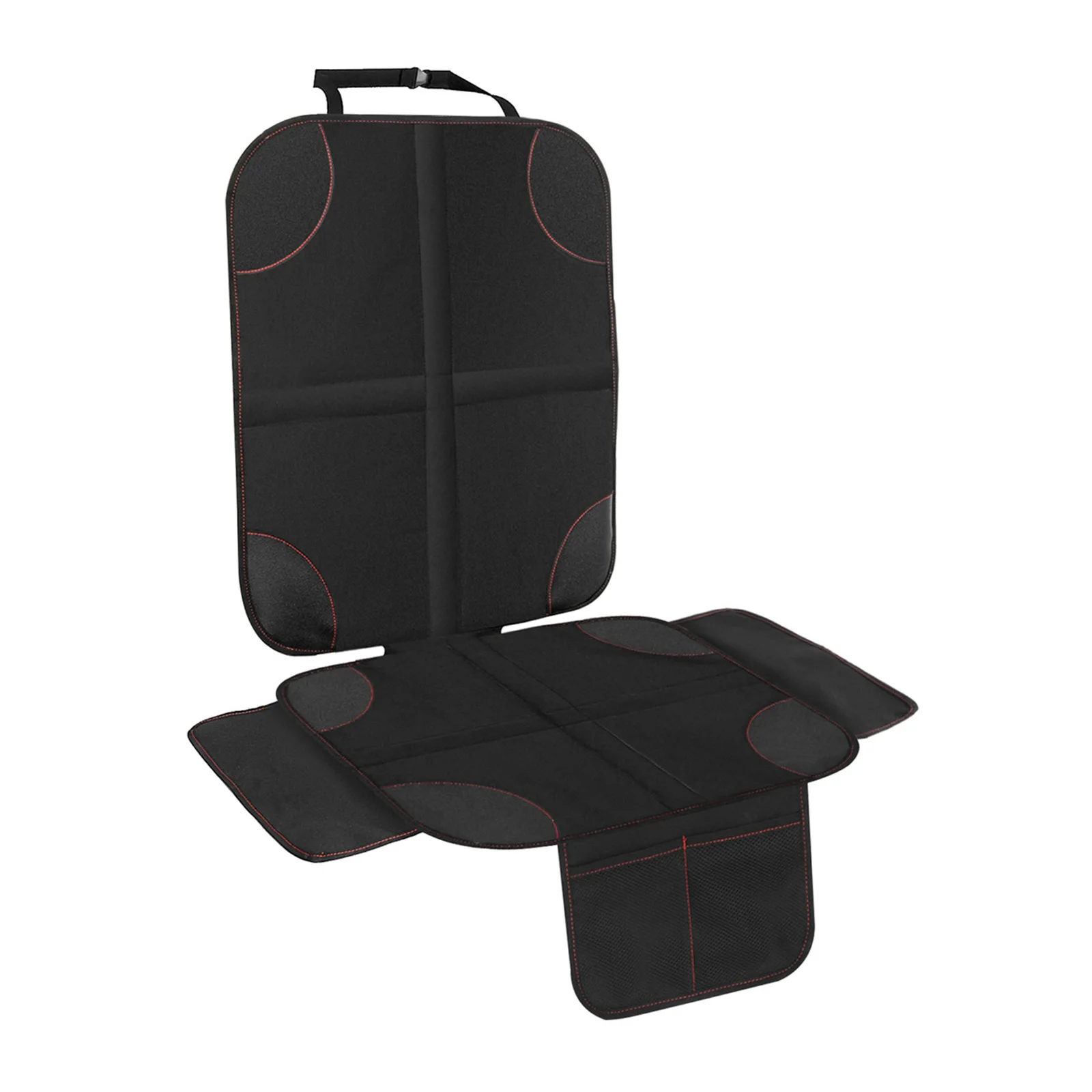 Baby Car Seat Protector Slip-Proof Wear-Resistant Back Sexat Cover Mat with Organizer Pocket Child Safety Seat Universal Chair