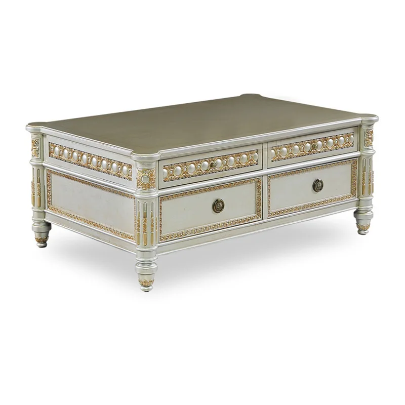 

Classical French style Versailles European coffee table coffee table living room storage tea table furniture