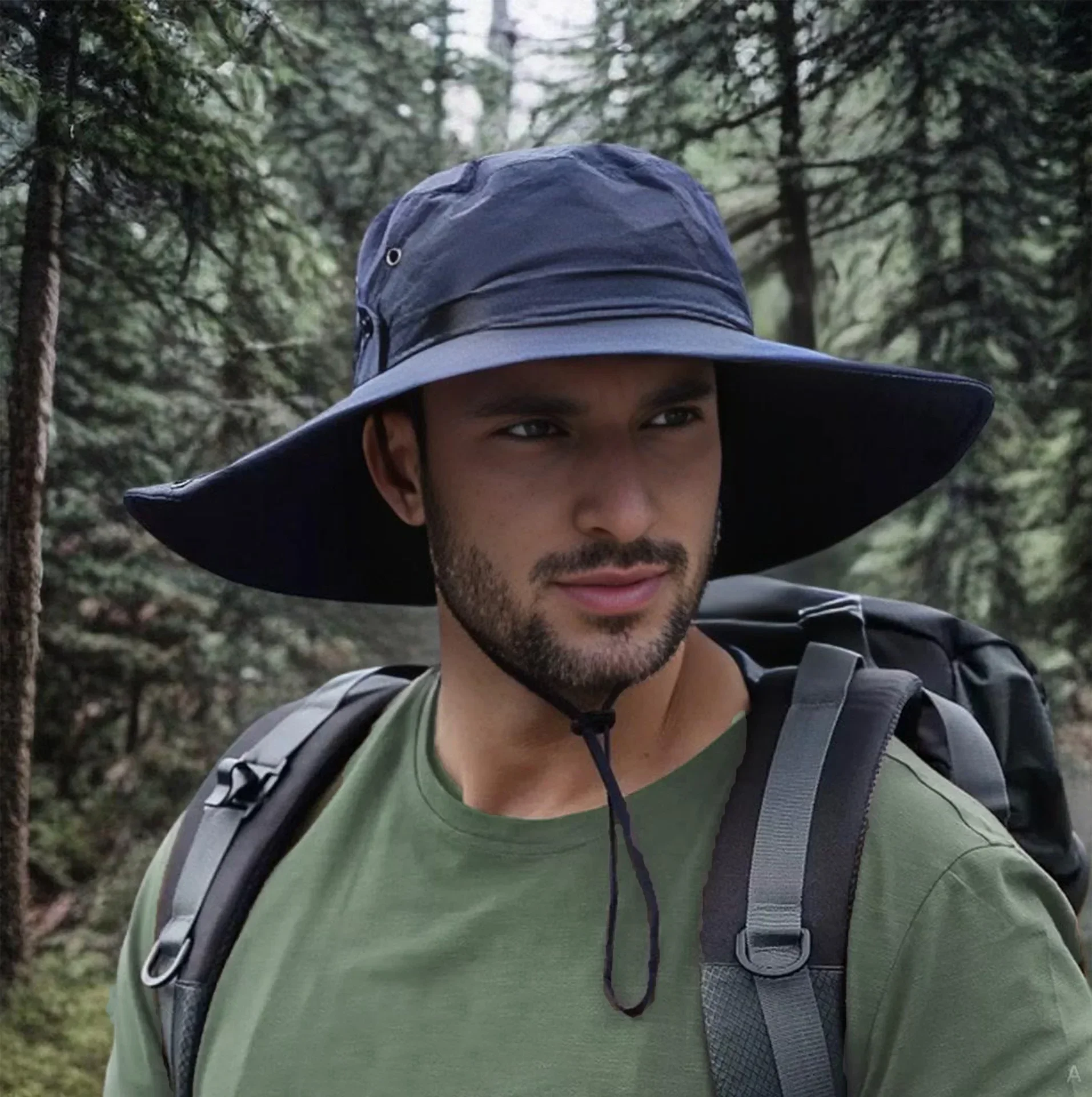 Outdoor Bergbeklimmen Vizier Western Cowboy Hoed Vrouw Kan Japanse Vissershoed Mannelijke Zomer Wandeltocht Big Kroonlijst Ha