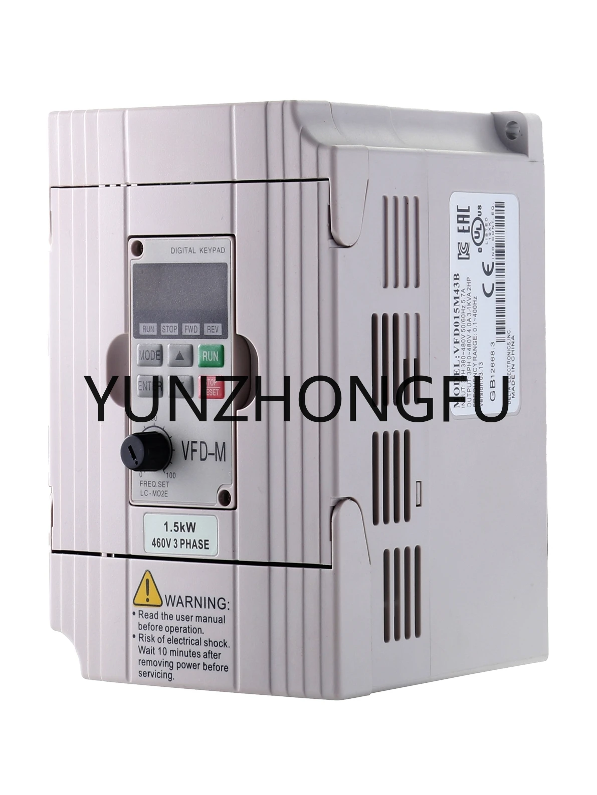 

l VFD004M21A VFD015M21A 220V /380V 0.4KW / 0.75kw /1.5kw /2.2kw inverter New origina VFD-M series