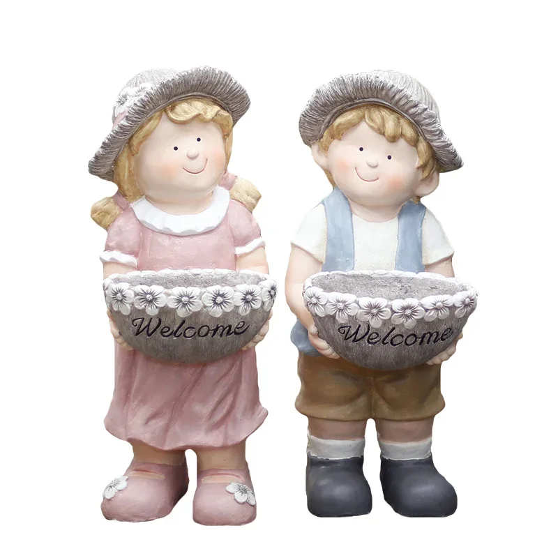 

Cute character large ornament living room furniture accessories succulent flower pot decoration balcony outdoor courtyard