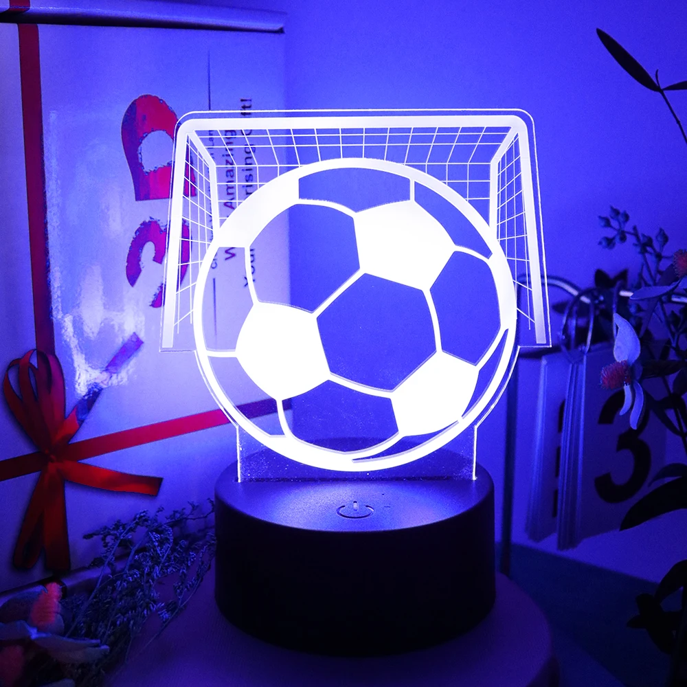 LED Table Lamp Bedroom Decoration Lamparas de Mesita de Noche Acrylic 16color Touch Remote Control Night Light Room Decor Gifts