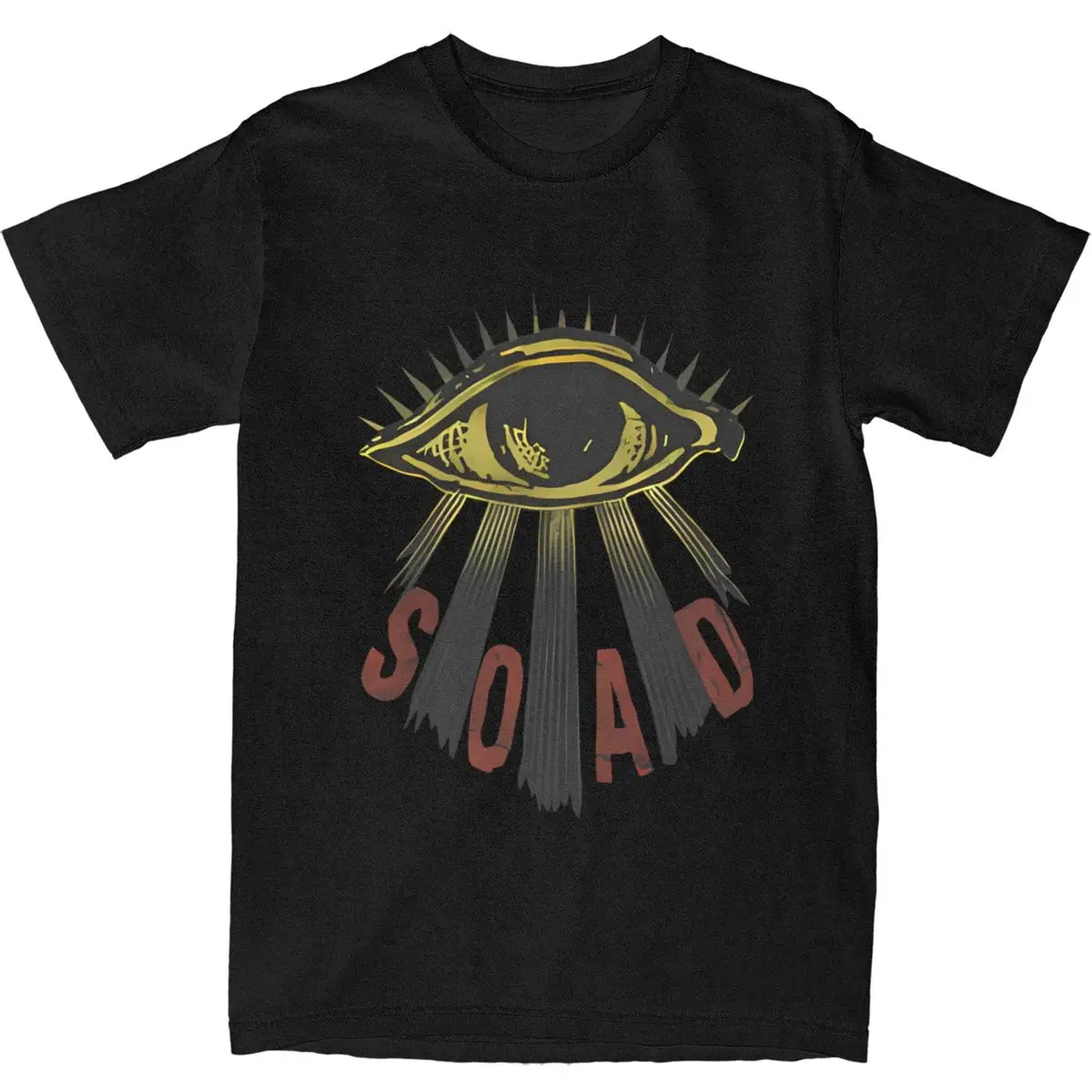 Systemed Of A Down T-Shirt Men's soad band Street Style Pure Cotton T Shirts O Neck Novelty Tee Shirt Wholesale Oversized Tops