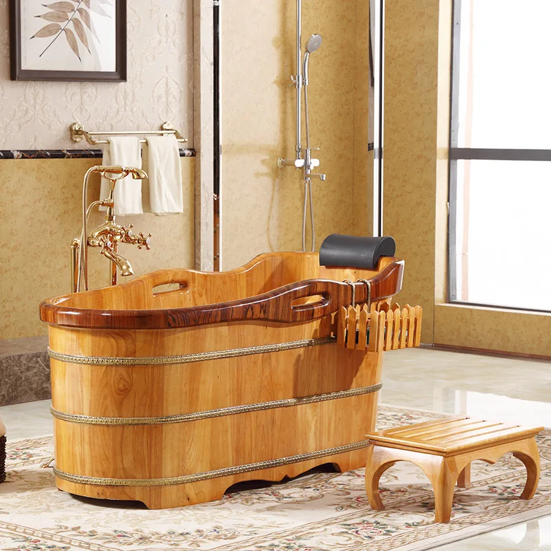 Beauty salon club imported oak bath barrel