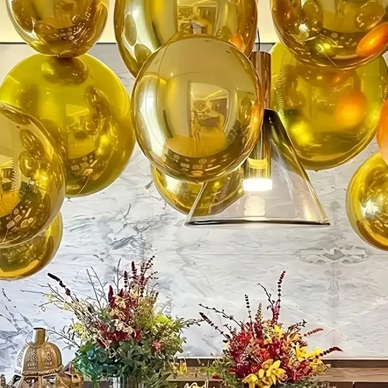 10/15/18/22/32/50/60 بوصة الذهب 4D احباط بالونات الزفاف حفلة عيد ميلاد عيد الحب زينة حفلة صور الدعائم العرض #2