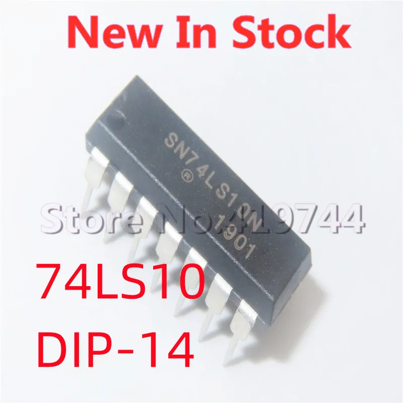 5PCS/LOT SN74LS10N HD74LS10P 74LS10 DIP-14 Three-input 3 NAND gate In Stock NEW original IC