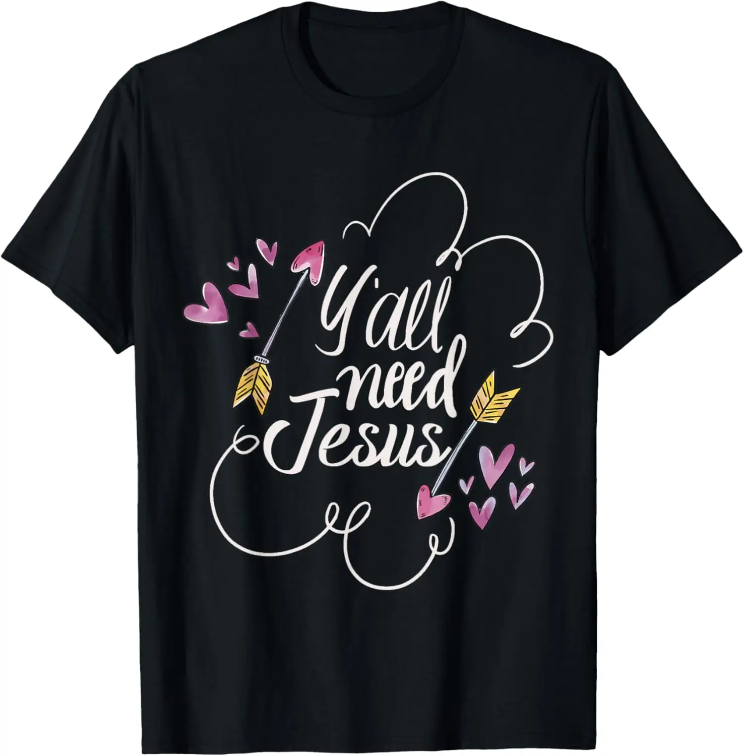 Camiseta feminina inspiradora de Jesus Christian Faith
