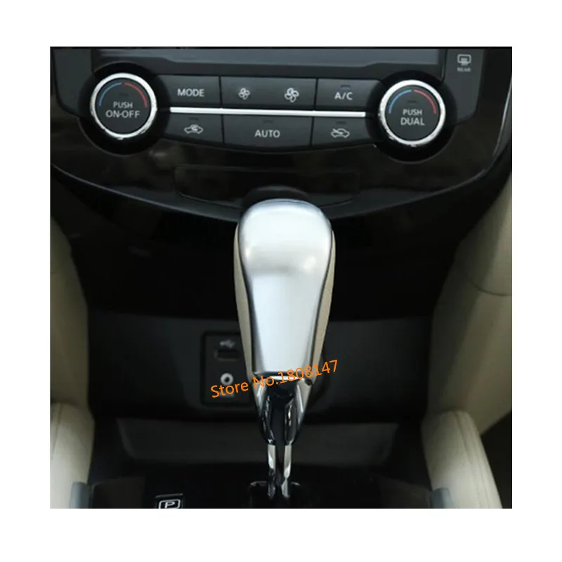 Car Sticker Cover Body Shift Knob Control Frame Trim Lamp Parts 1pcs For Nissan X-trail Xtrail T32/Rogue 2017 2018 2019 2020