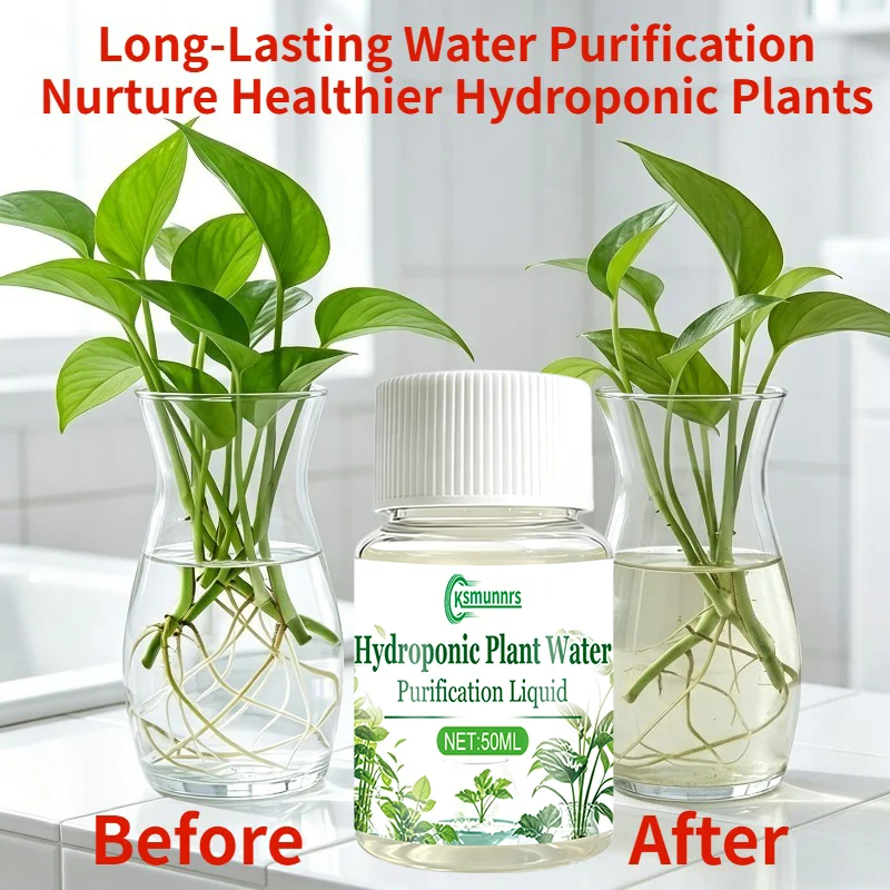Hydroponic Plant Nutrient Solution Clear Water Formula - Essential Nutrients for All Hydroponic Plants - Growth Enhancer